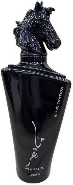 Maahir Black Edition Eau de Parfum Unissex Lattafa 100ml