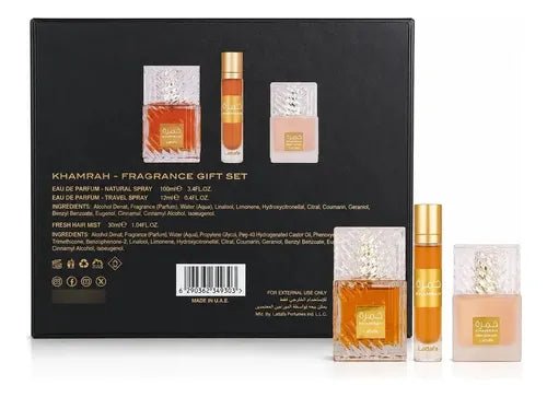 Kit Lattafa Khamrah – Fragrance Gift Set