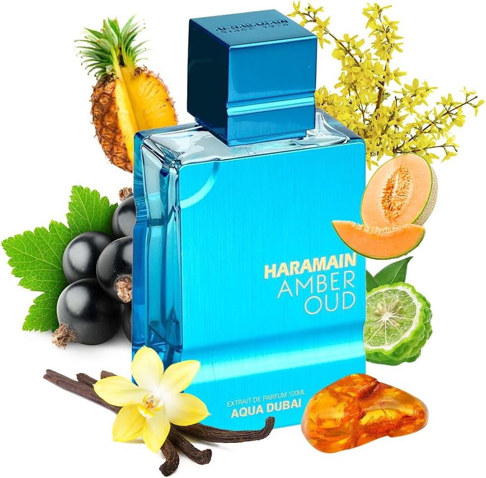 Al Haramain Amber Oud Aqua Dubai Extrait De Parfum - Perfume Unissex 100ml