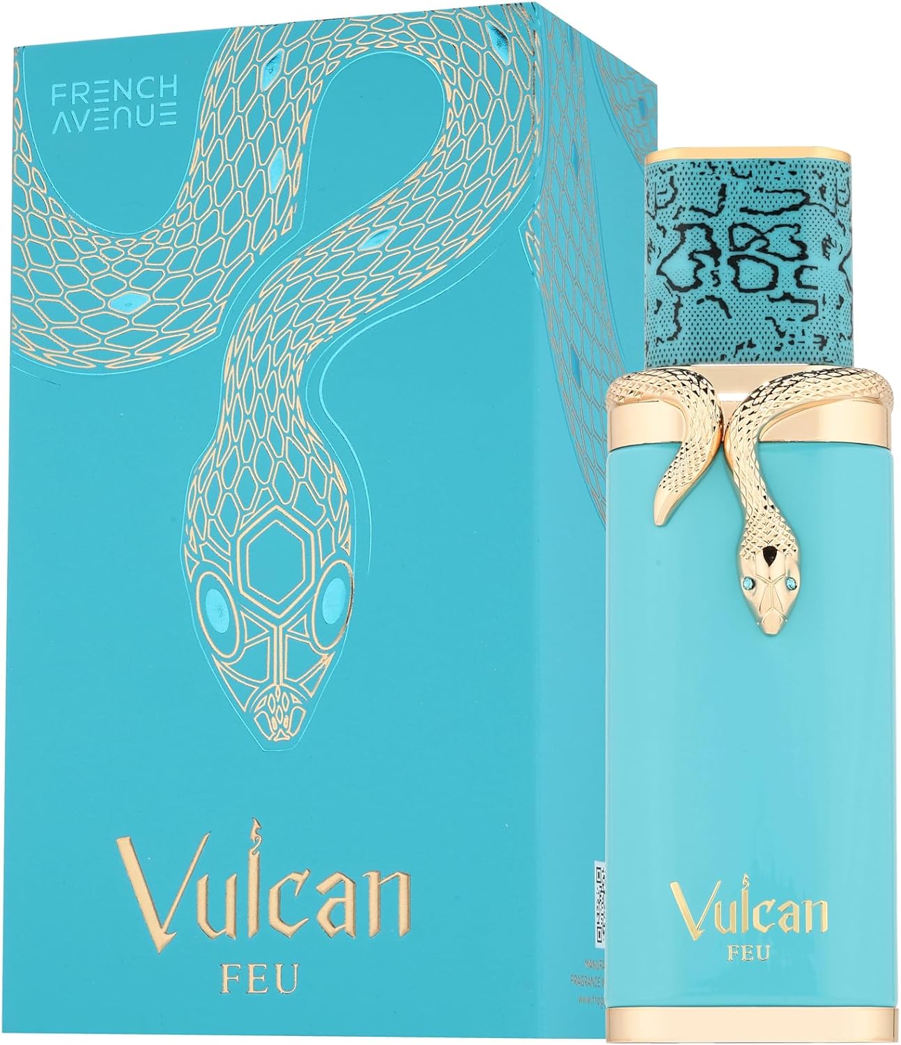 French Avenue Vulcan Feu, Eau De Perfume (EDP) para homens, 100 ml