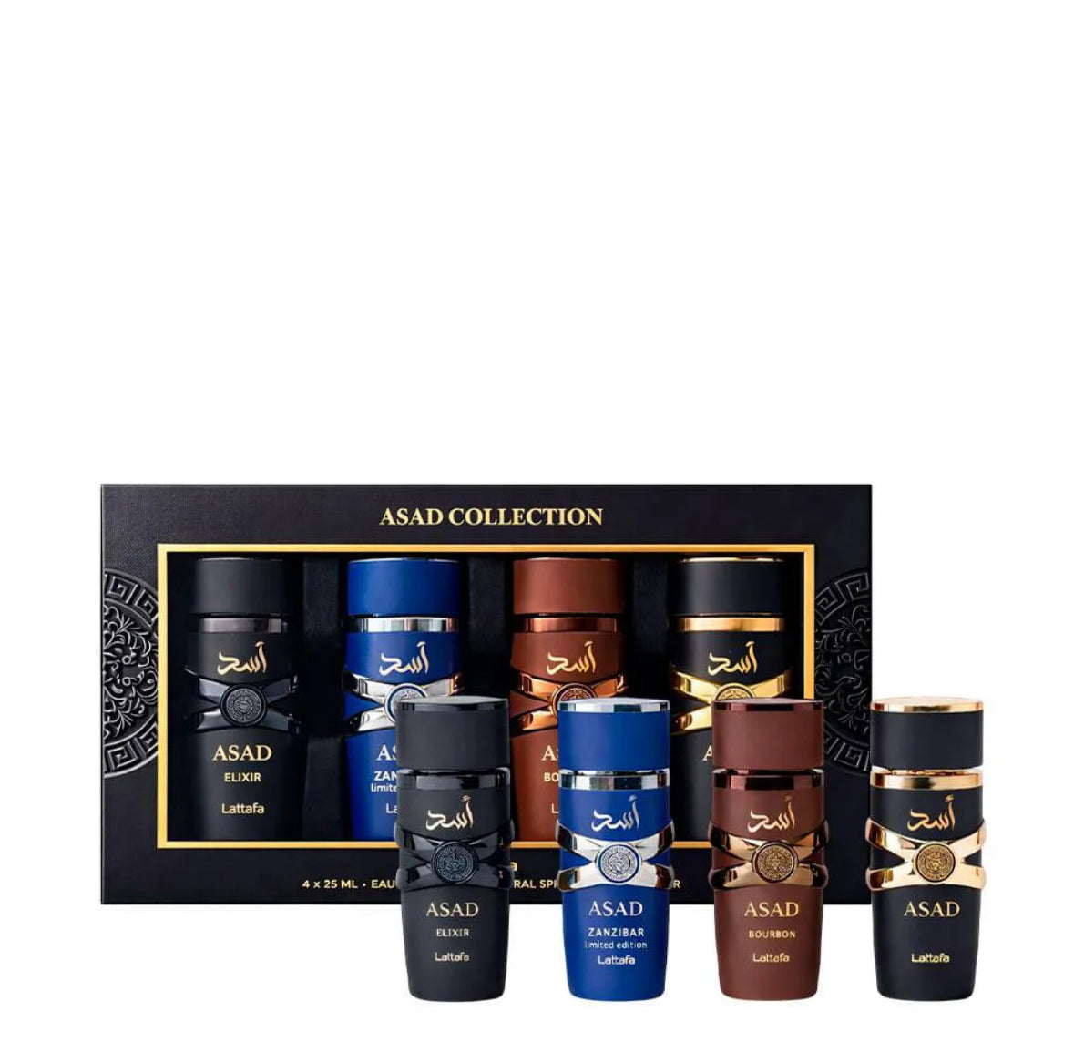 Kit Asad Collection Lattafa 4 x 25 ml EAU DE PARFUM