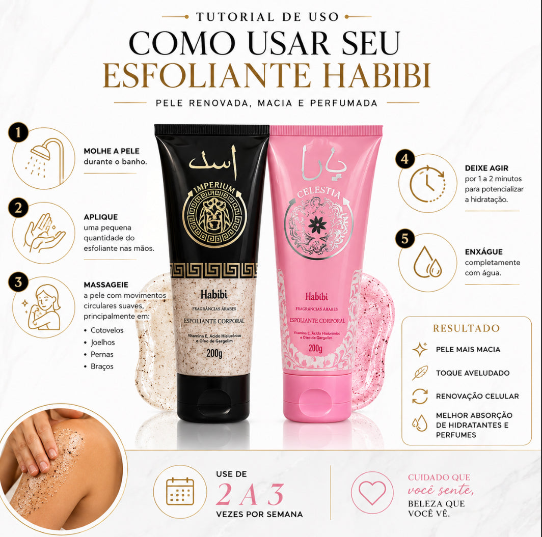 Esfoliante Corporal Fragrância árabes 200 g