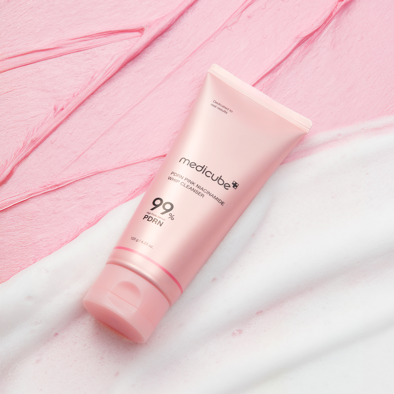 Medicube PDRN Pink Niacinamide Whip Cleanser 120ml