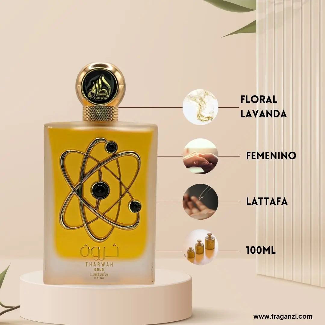 Perfume Lattafa Pride Tharwah Gold EDP 100ml Unisex